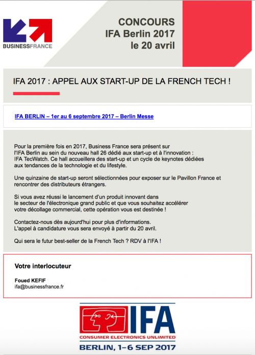 Concours IFA